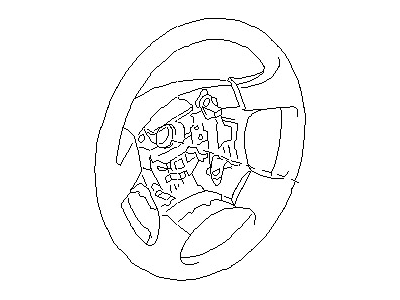 قطعه اصلی Wheel Assy-Steering W/O Pad فابریک نیسان