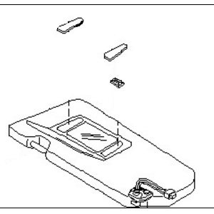 قطعه اصلی Sun Visor Assy-RH فابریک نیسان (سمت راست)