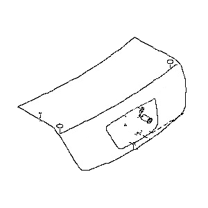 قطعه اصلی Lid-Trunk فابریک نیسان