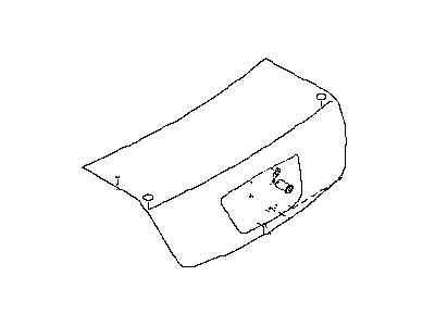 قطعه اصلی Lid-Trunk فابریک نیسان