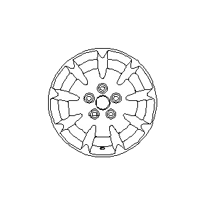 قطعه اصلی Wheel-Aluminum فابریک نیسان