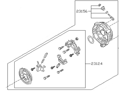 قطعه اصلی Cover Assy-Rear فابریک نیسان (عقب)