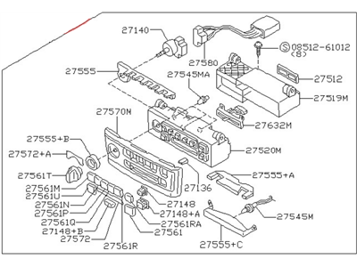 قطعه اصلی Controller Assy-Air Conditiner فابریک نیسان