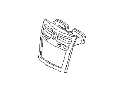 دریچه کولر وسط استوک اصلی نیسان ماکسیما کد 68750-5Y800 OEM