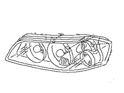 قطعه اصلی Housing Assy-Headlamp, LH فابریک نیسان (سمت چپ)