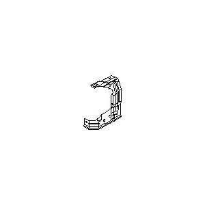 براکت گلگیر جلو چپ نیسان ماکسیما استوک اصلی OEM کد 63141-4Y900