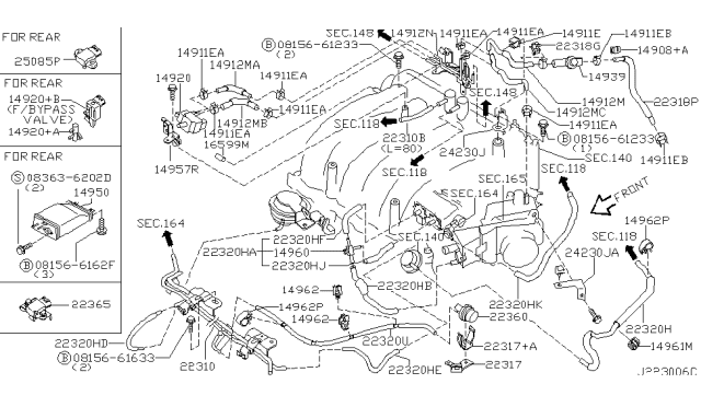 Engine Control Vacuum Piping