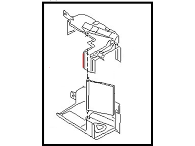 قطعه اصلی Case Assy-Front Heater فابریک نیسان (جلو)