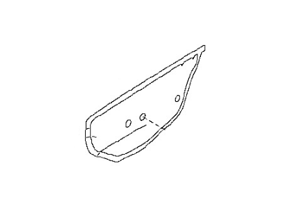 قطعه اصلی Screen-Sealing, Front RH فابریک نیسان (سمت راست - جلو)