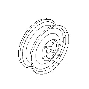 قطعه اصلی Wheel Assy-Disc فابریک نیسان