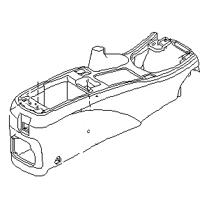 قطعه اصلی Console Assy-Lower فابریک نیسان (پایین)