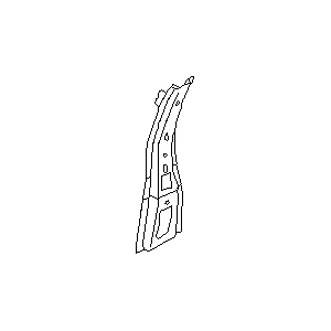 قطعه اصلی Pillar-Center, Inner LH فابریک نیسان (سمت چپ)