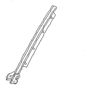 نوار دور شیشه جلو سمت چپ نیسان ماکسیما استوک اصلی OEM کد 72761-2Y900