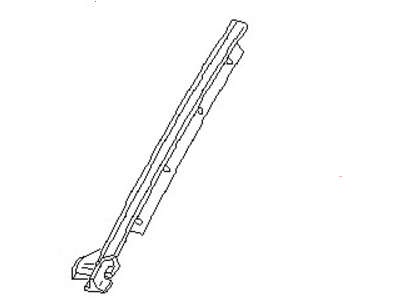 نوار دور شیشه جلو سمت چپ نیسان ماکسیما استوک اصلی OEM کد 72761-2Y900