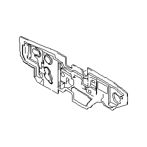 عایق داشبورد پایین جلو نیسان ماکسیما استوک اصلی OEM کد 67810-40U00