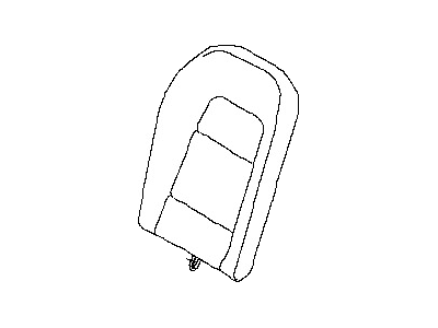 قطعه اصلی Back Assy-Rear Seat, RH فابریک نیسان (سمت راست - عقب)