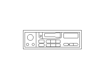 قطعه اصلی Radio Unit-W/Cassette فابریک نیسان