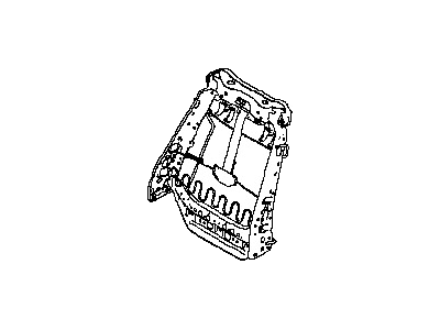 قطعه اصلی Frame Assy-Back, Front Seat فابریک نیسان (جلو)