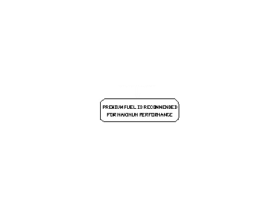 قطعه اصلی Label-Caution, Unleaded Fuel Only فابریک نیسان