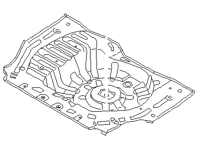 قطعه اصلی Floor-Rear, Rear فابریک نیسان (عقب)
