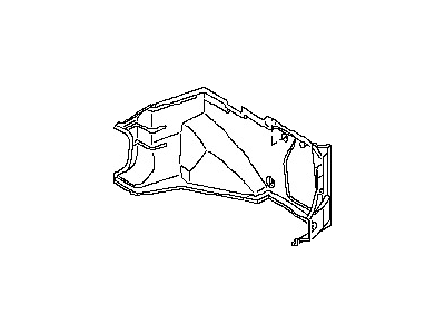 قطعه اصلی Finisher-Rear Wheel House, Rear RH فابریک نیسان (سمت راست - عقب)