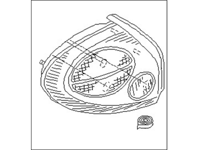 قطعه اصلی Body Assy-Rear Combination Lamp, RH فابریک نیسان (سمت راست - عقب)