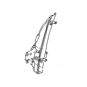 قطعه اصلی Regulator Assy-Door Window, RH فابریک نیسان (سمت راست)