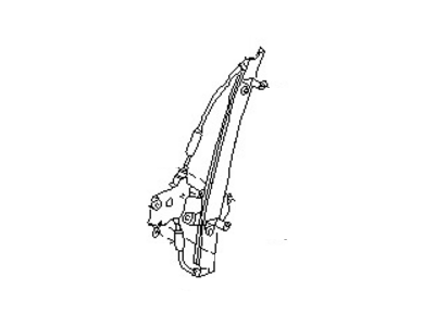 قطعه اصلی Regulator Assy-Door Window, RH فابریک نیسان (سمت راست)