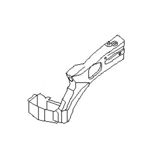 تقویت کننده پالونی گلگیر سمت چپ نیسان ماکسیما استوک اصلی OEM کد 64181-2Y900