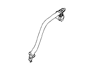 قطعه اصلی Belt Assy-Buckle, Rear Seat فابریک نیسان (عقب)