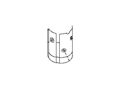 قطعه اصلی Shelter-Converter, Lower فابریک نیسان (پایین)