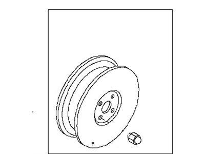 قطعه اصلی Wheel-Aluminum فابریک نیسان