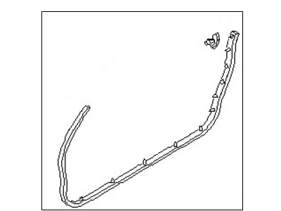 قطعه اصلی Weatherstrip-Front Door, LH فابریک نیسان (سمت چپ - جلو)