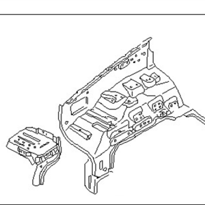 سرشاسی جلو سمت راست ماکسیما استوک اصلی OEM کد 64100-4Y930
