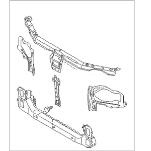 قطعه اصلی Stay-Radiator Core Support فابریک نیسان