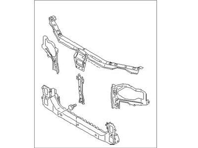 قطعه اصلی Support Assy-Radiator Core فابریک نیسان