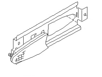 براکت و پایه نگهدارنده فابریک نیسان (عقب)