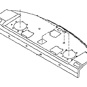 قطعه اصلی Finisher-Rear Parcel Shelf فابریک نیسان (عقب)