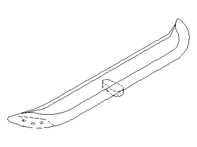 قطعه اصلی Air Spoiler Assy-Rear فابریک نیسان (عقب)