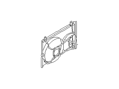 قطعه اصلی Shroud Assy-Radiator فابریک نیسان