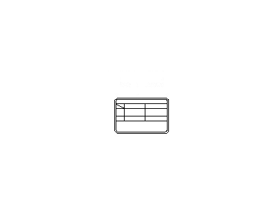 قطعه اصلی Label-Caution, Air Conditioner فابریک نیسان