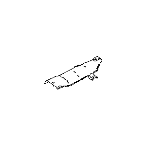 عایق حرارتی کف جلو نیسان ماکسیما استوک اصلی OEM کد 74755-2Y000